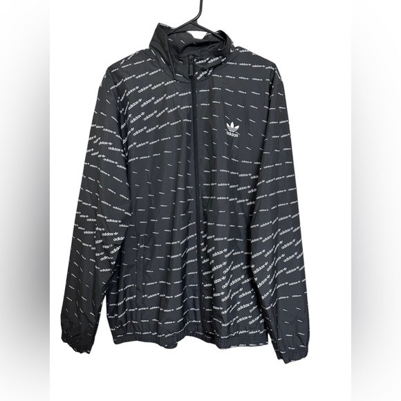 adidas Originals Other - adidas Originals Mono M2 Tracksuit Jacket Men’s Size Large Black Logo EUC